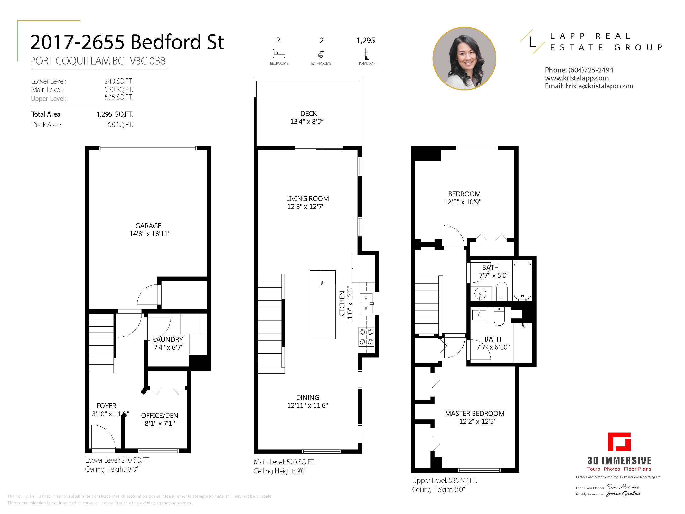 2017-2655 Bedford St - Branded 2D Floor Plan