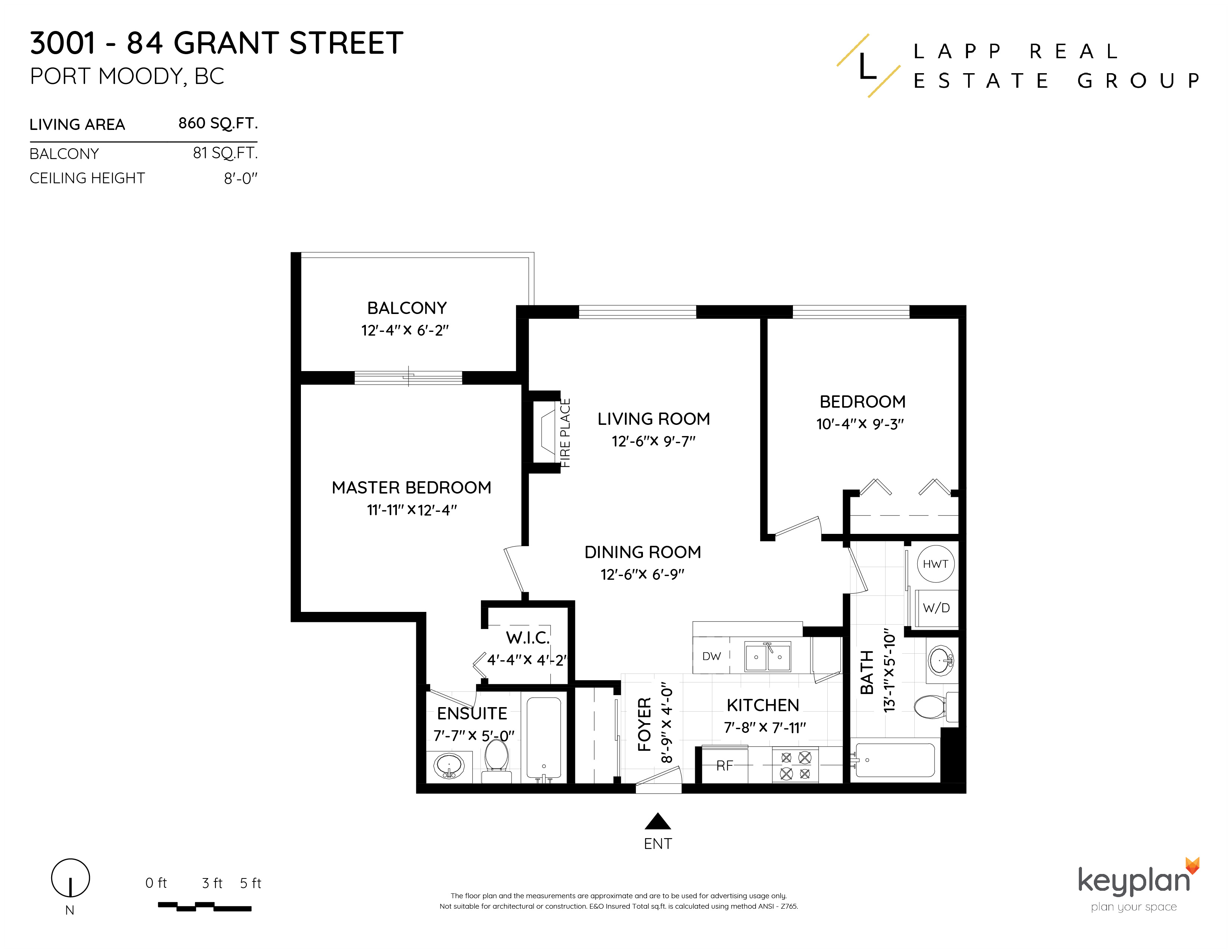 3001 84 Grant Street Port Moody Floor Plan