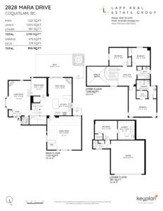 Krista Lapp Top Coquitlam Realtor 2828 Mara Dr Floor Plan
