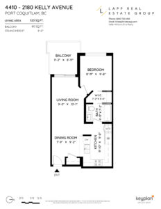 Coquitlam Realtor Krista Lapp 4410 2180 Kelly Ave, Port Coquitlam-Layout2-01